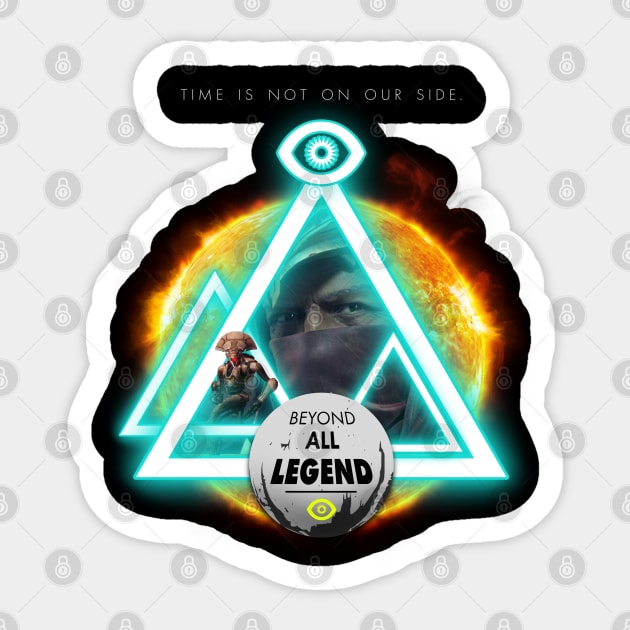 Beyond All Legend - Curse of Osiris Sticker by Burritozilla